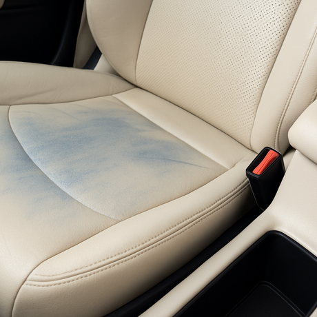 Wenn Jeans Spuren hinterlassen – so entfernen Sie Verfärbungen sicher vom Autoleder