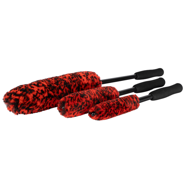 WHEEL WOOLIES COMBO Set de brosses jantes douces