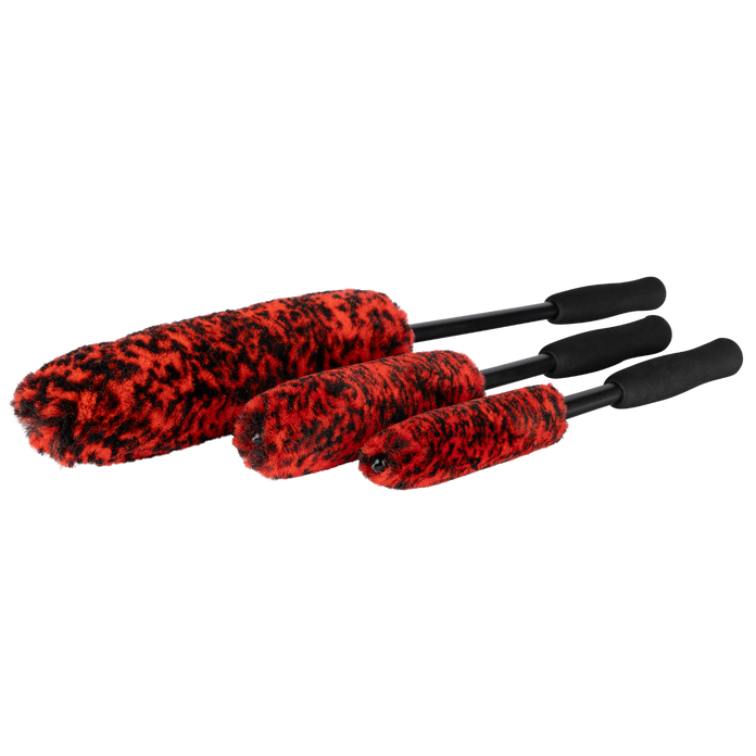 WHEEL WOOLIES COMBO Set di spazzole per cerchi 